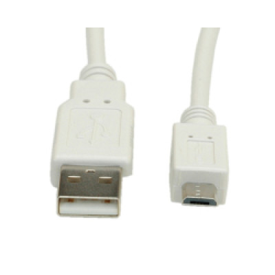 Roline VALUE USB2.0 kabel TIP A(M) na Micro B(M), 1.8m/11.99.8752
